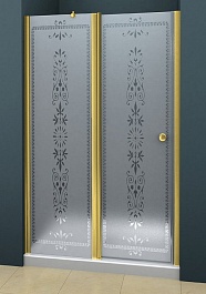 Cezares Душевая дверь в нишу ROYAL PALACE-B-12-60/60-CP-G – фотография-1